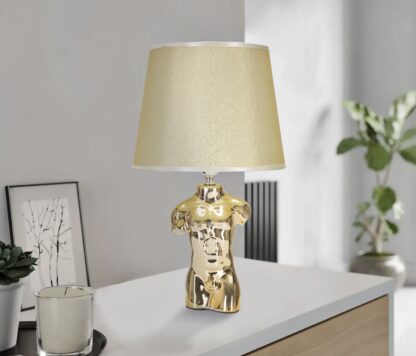 LAMPADA DA COMODINO GLAM MAN CM 25X42,5 - immagine 5