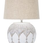 LAMPADA DA TAVOLO RESINA ROT. ATENE CM Ø 38X59
