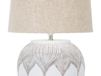 LAMPADA DA TAVOLO RESINA ROT. ATENE CM Ø 38X59