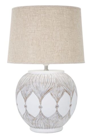 LAMPADA DA TAVOLO RESINA ROT. ATENE CM Ø 38X59