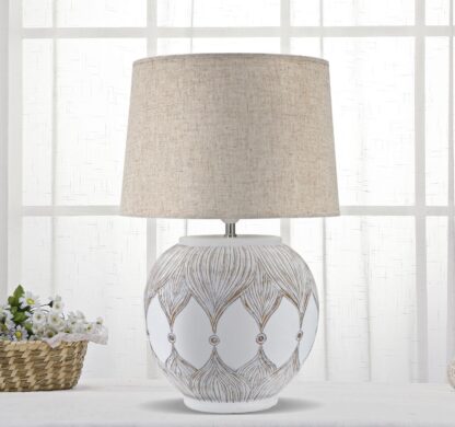 LAMPADA DA TAVOLO RESINA ROT. ATENE CM Ø 38X59 - immagine 5