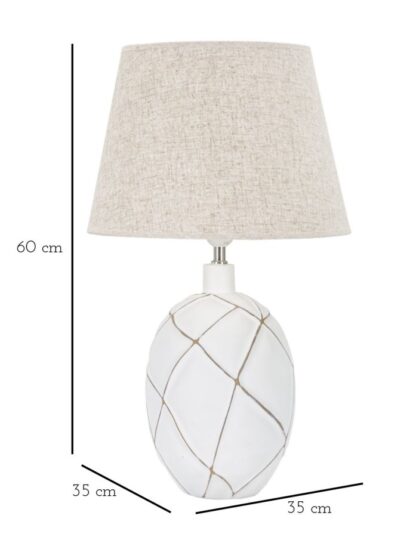 LAMPADA DA TAVOLO RESINA LINES CM Ø 35X60 - immagine 6