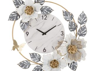 OROLOGIO DA MURO FLOWERS CM 64X8X64