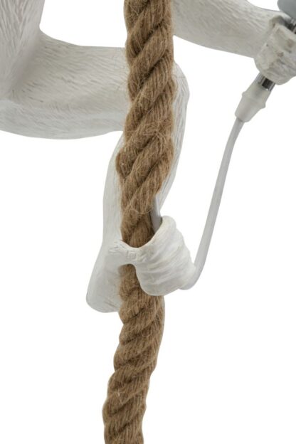 LAMPADARIO MONKEY BIANCO CM Ø 27X32X60 - immagine 5