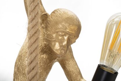 LAMPADARIO MONKEY ORO CM 27X32X60 - immagine 3