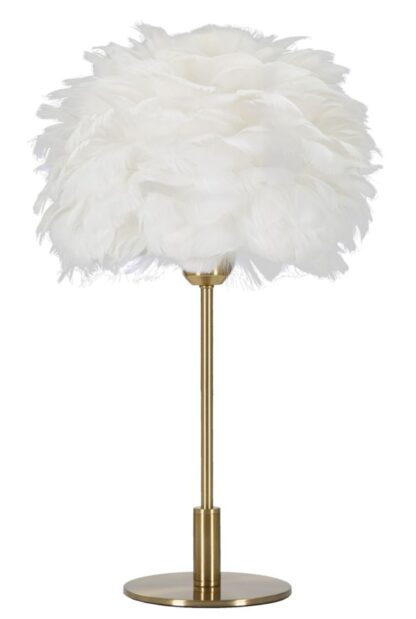 LAMPADA DA TAVOLO BALL FEATHER CM Ø 30X50