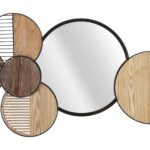 SPECCHIO DA MURO WOODY CM 123,2X4,4X63,5 stile BOHO CHICH