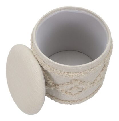PUFF CONTENITORE DAMASCO ROTONDO CM Ø 35X40 - immagine 6