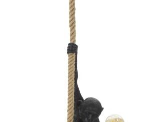 LAMPADARIO MONKEY NERO CM Ø 27X32X60