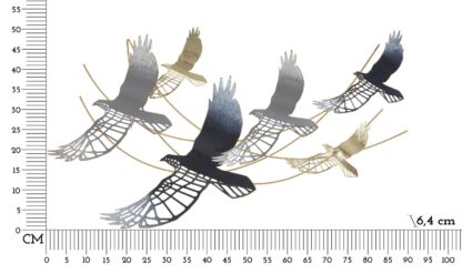 PANNELLO IN FERRO BIRD CM 90,8X6,4X50,8 - immagine 6