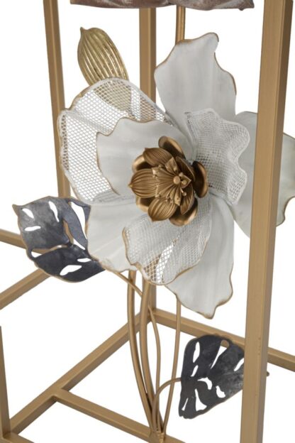 TAVOLINETTI FLOWER COPPIA CM 36X36X70-30X30X60 - immagine 5