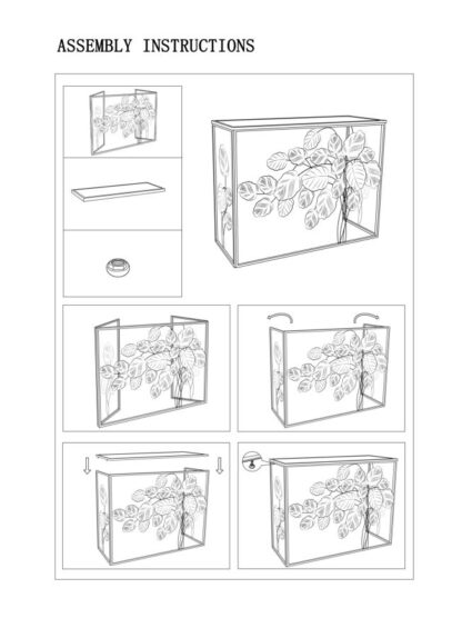 CONSOLE LEAVY CM 108X36,8X80 - immagine 10