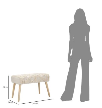 PANCHETTA DAMASCO CM 66X34X42 - immagine 8