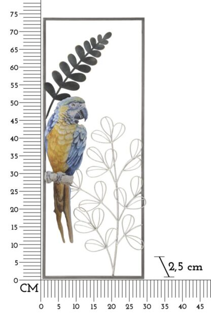 PANNELLO IN FERRO PARROT CM 28,6X2,5X74,3 - immagine 6