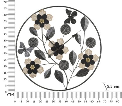 OROLOGIO DA MURO DIVAKER CM Ø 67X5,5 - immagine 6