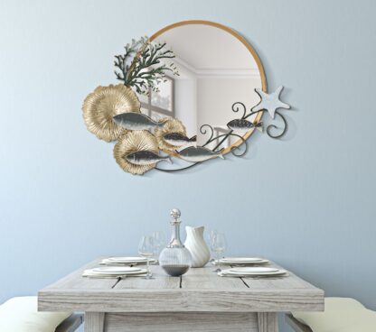 SPECCHIO D MURO FISH CM 88,9X7,6X65,4 - immagine 5