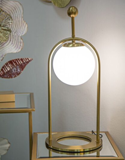 LAMPADA DA TAVOLO GLAMY ARC -B- CM Ø 21X50 - immagine 6