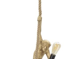 LAMPADARIO MONKEY ORO CM 27X32X60