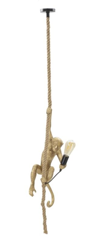 LAMPADARIO MONKEY ORO CM 27X32X60