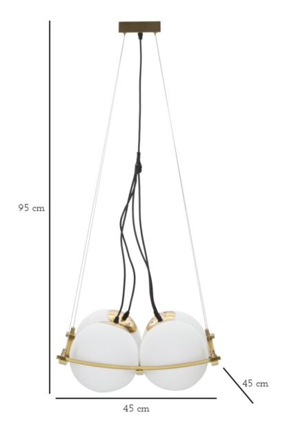 LAMPADARIO JAPAN SQUARE CM 45X45X20 - immagine 8