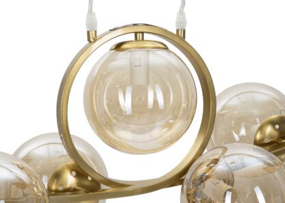 LAMPADARIO JAPAN 7 LUCI CM 115X36X30 - immagine 7
