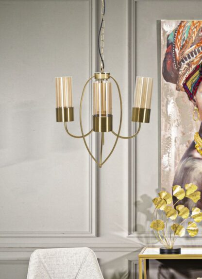 LAMPADARIO VERSAILLES 3 LUCI CM Ø 60X103 - immagine 6