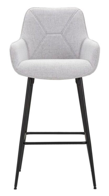 SGABELLO BAR GREY SET 2 PZ CM 55X55X109 - immagine 2