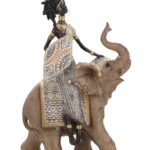 MASAI TRIBAL C/ELEFANTE CM 22,5X12X32,5