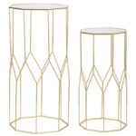 P/TELEFONO NEW GLASS COPPIA CM 50X46X100-40X37X80