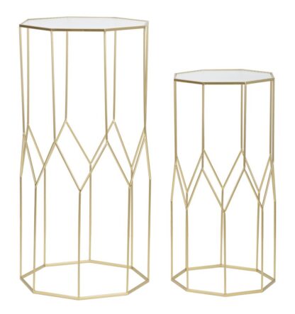 P/TELEFONO NEW GLASS COPPIA CM 50X46X100-40X37X80