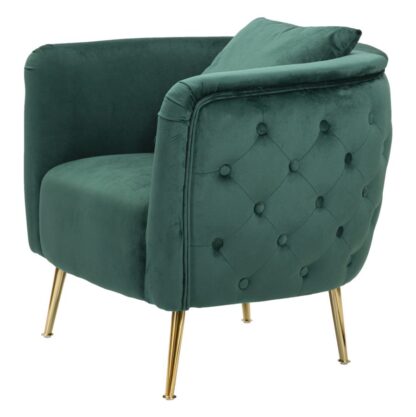 POLTRONA BUCAREST VERDE CM 76X74X73 - immagine 3