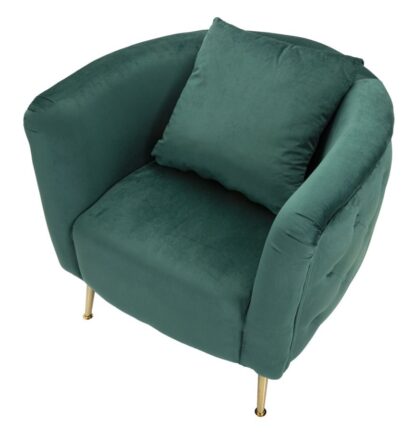 POLTRONA BUCAREST VERDE CM 76X74X73 - immagine 4