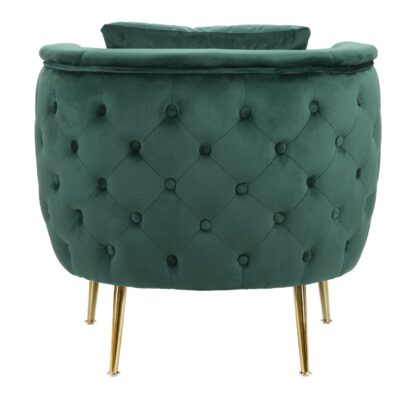 POLTRONA BUCAREST VERDE CM 76X74X73 - immagine 5