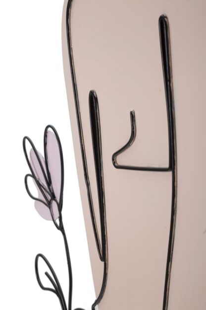 PANNELLO DA MURO LADY W/FLOWER CM 80X1,3X90 - immagine 4