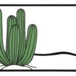 PANNELLO DA MURO CACTUS CM 60X1,3X33 stile MODERN