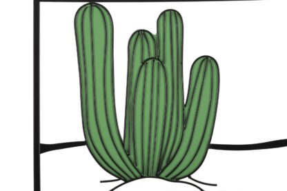 PANNELLO DA MURO CACTUS CM 60X1,3X33 - immagine 2