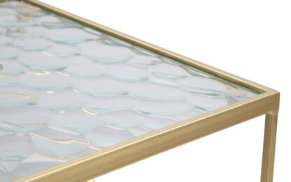 TAVOLINETTI GLASSY COPPIA CM 31,5X31,5X68-28X28X64 - immagine 3