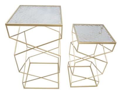 P/TELEFONO GLASSY COPPIA CM 50X50X100-40X40X80 - immagine 2