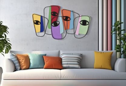 PANNELLO DA MURO EYES -B- CM 120X2X72 - immagine 5