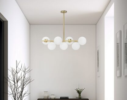 LAMPADARIO GLAMY 7 LUCI CM 81x30x74 - immagine 5