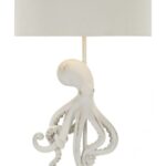 LAMPADA DA TAVOLO OCTOPUS BIANCA CM Ø 30,5X64,5