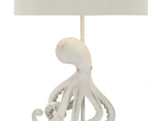 LAMPADA DA TAVOLO OCTOPUS BIANCA CM Ø 30,5X64,5