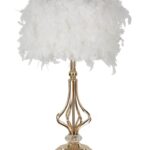 LAMPADA DA TAVOLO TARTY BIANCA CM Ø 25X54