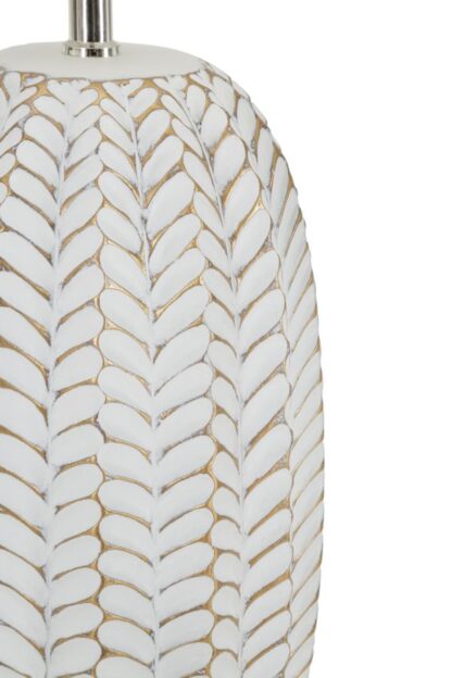 LAMPADA DA TAVOLO RESINA LEAF CM Ø 35X65 - immagine 2