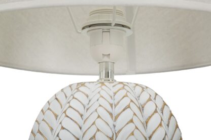 LAMPADA DA TAVOLO RESINA LEAF CM Ø 35X65 - immagine 3