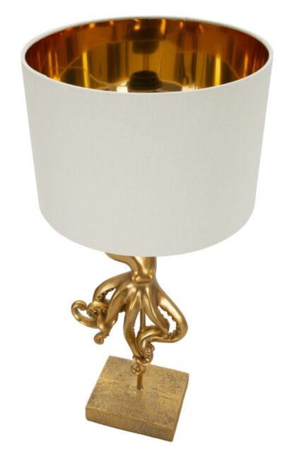 LAMPADA DA TAVOLO OCTOPUS GOLD CM Ø 30,5X64,5 - immagine 4