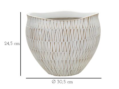 CACHEPOT RESINA STIKY CM Ø 30,5X24,5 - immagine 6