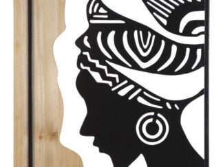 PANNELLO DA MURO TRIBAL FERRO E WOOD CM 53X2X80