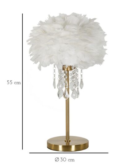 LAMPADA DA TAVOLO DIAMON CM Ø 30X55 - immagine 6