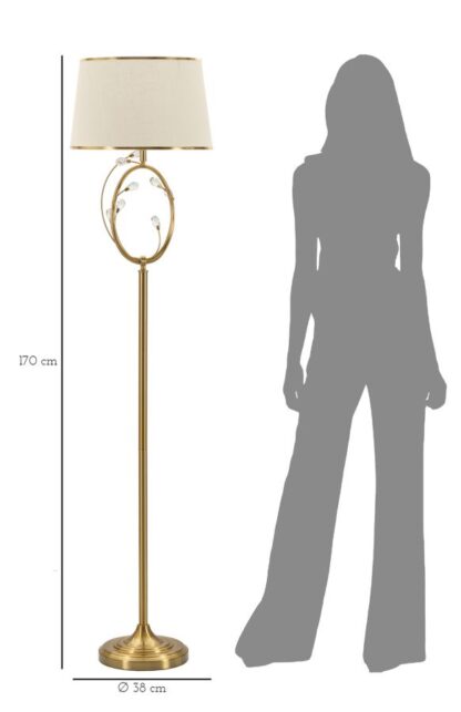 LAMPADA DA TERRA VERSAILLES CM Ø 38X170 - immagine 6